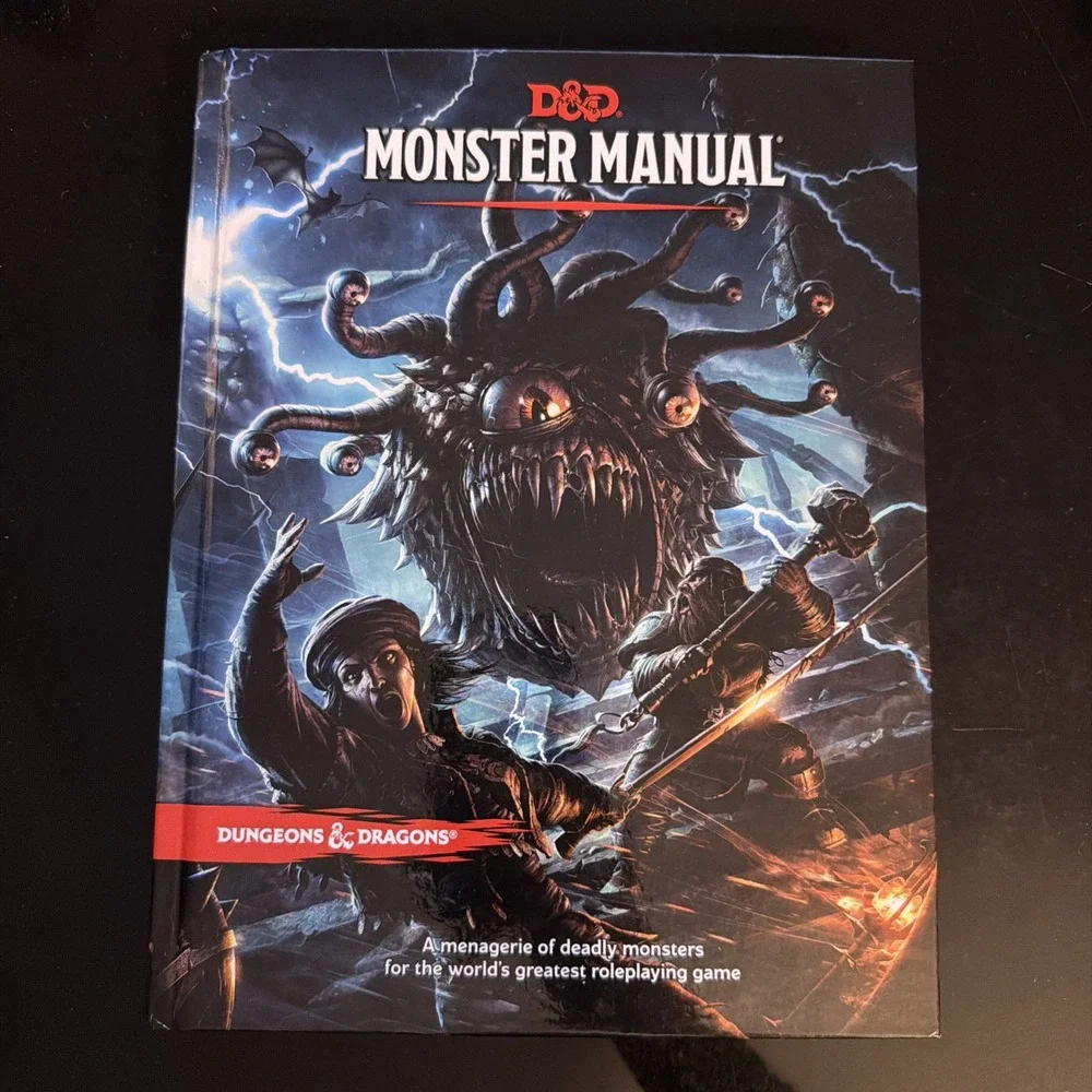 TTRPG Book D&D Dungeons & Dragons 5E Monster Manual HC WOTC 2014